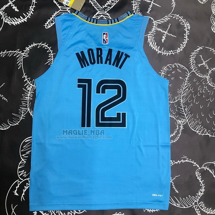 Maglia
 Ja Morant NO 12 Memphis Grizzlies Statement Autentico
 2021-22 Blu
